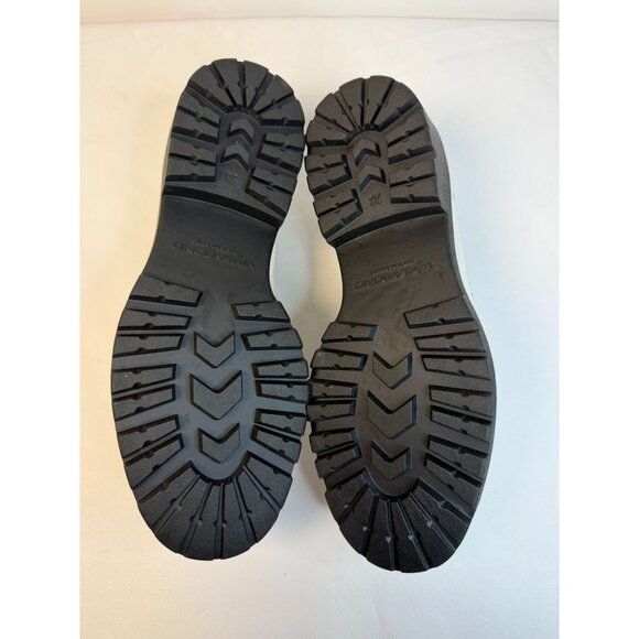 Vagabond Cosmo 2.0 Chunky Kiltie Platform Loafers Women's Size 8 White Leather - Picture 11 of 13